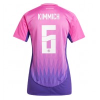 Saksa Joshua Kimmich #6 Vieraspaita Naiset EM-Kisat 2024 Lyhythihainen